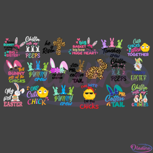 16 Easter Bundle Digtal File SVG