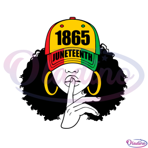 1865 Juneteenth Celebrate Black Girl Magic Melanin Women SVG