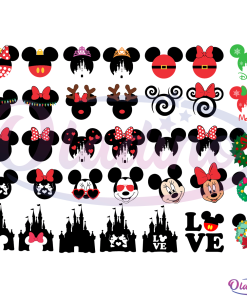 35 Designs About Mickey Mouse Minnie Mouse Disney Palace SVG