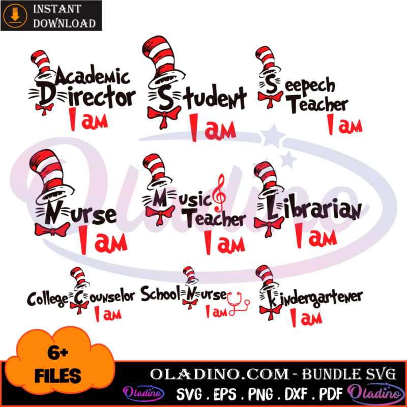 6 Files Of Dr Seuss Puzzle For Job Bundle SVG Digital File