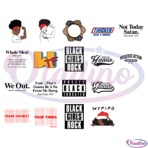 Afro Bundle SVG Digital File