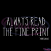 Always Read The Fine Print Svg, I'm Pregnant svg, Pregnancy Announcement svg