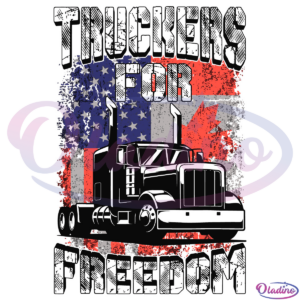 American Flag Canada Flag Freedom Convoy 2022 SVG Digital File