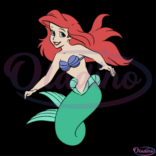 Ariel Mermaid SVG Digital File Disney Svg, Mermaid Svg, Ariel Svg