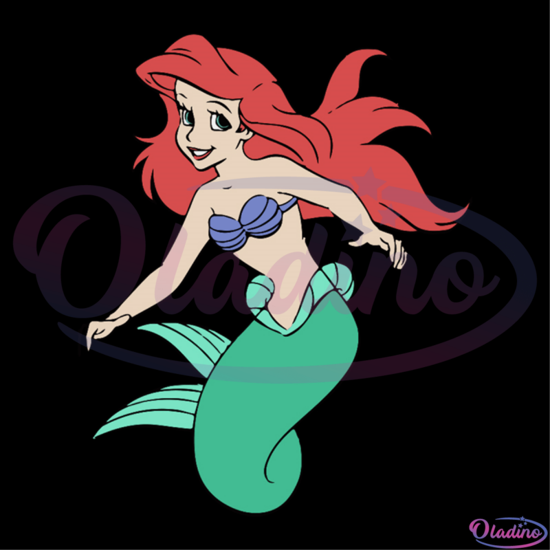 Ariel Mermaid SVG Digital File Disney Svg