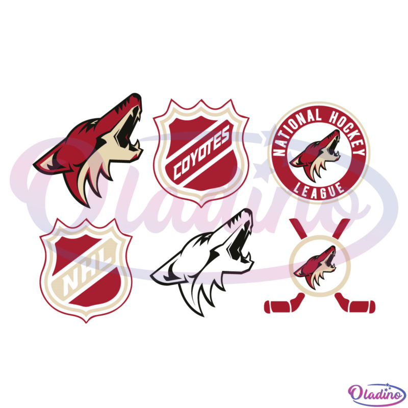 Arizona Coyotes Logo Bundle Digtal File SVG, Hockey Svg