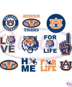 Auburn Tigers SVG Digital File bundle NCAA team svg SVG Files