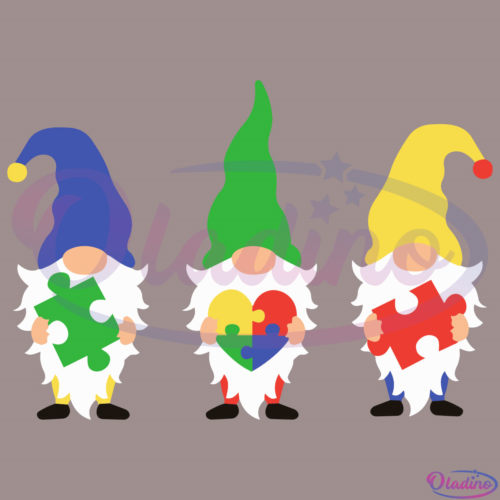 Autism Gnomes SVG Digital File