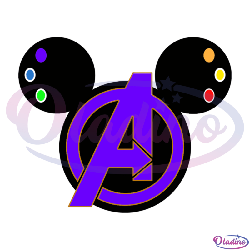 Avengers Endgame SVG Digital File Disney Svg, Mickey Mouse Ears