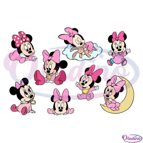 Baby Minnie SVG Digital File Disney Svg