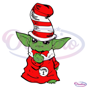 Baby Yoda Thing 1 SVG Digital File