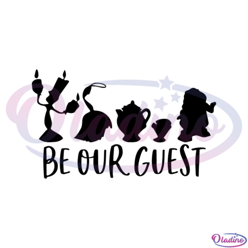 Be Our Guest Free SVG Digital File Disney Svg