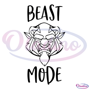 Beast mode SVG Digital File, beauty and the beast disney svg