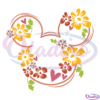 Beautiful Mickey Flower Head SVG Digital File Disney Svg