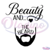 Beauty And The Beard Digtal File SVG, Matching Couples Svg