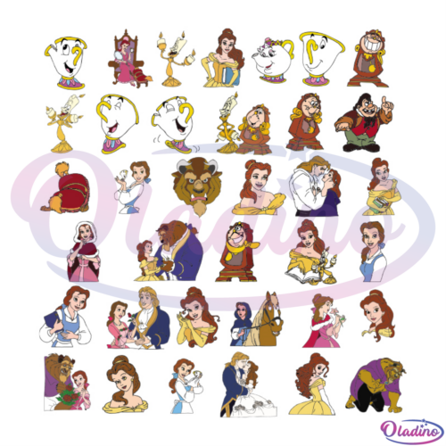 Beauty And The Beast Bundle SVG Digital File