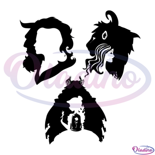 Beauty And The Beast Head SVG Digital File Disney Svg