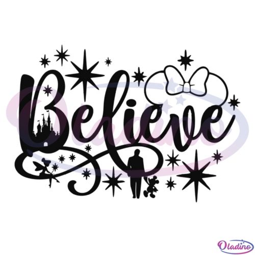 Believe In Magic SVG Digital File