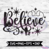 Believe In Magic SVG Digital File, Mickey Svg, Minnie Svg