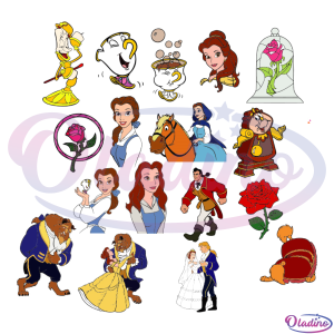 Bella Bundle SVG Digital File Disney Svg, Princess Svg, Beast Svg