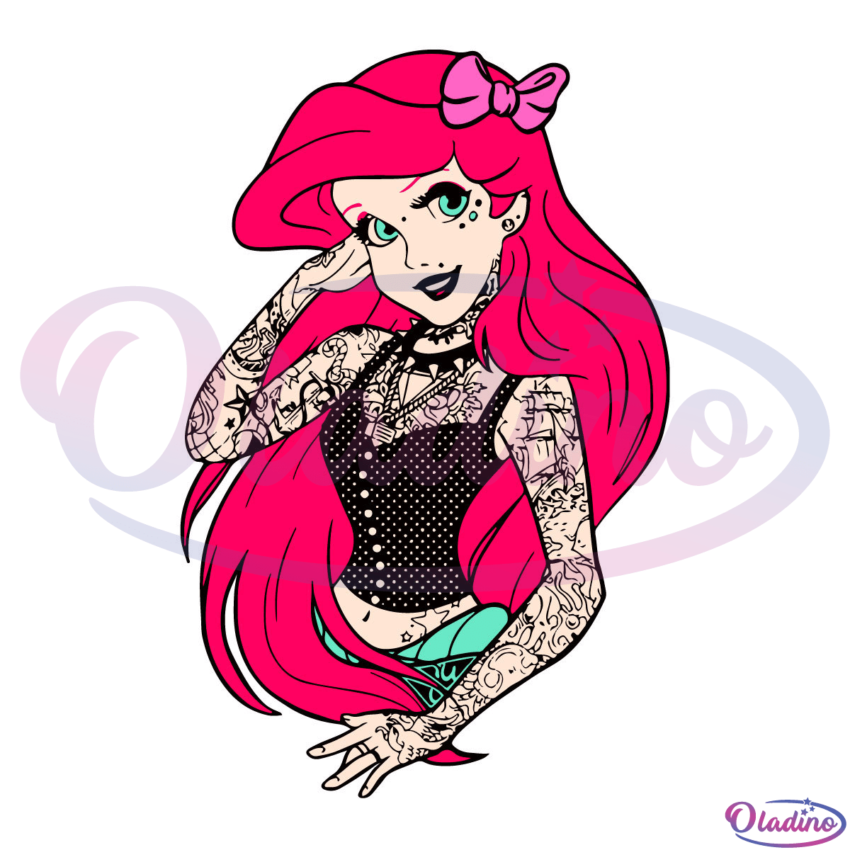 Best Mermaids Have Tattoos Digtal File SVG, Disney Tattoo SVG