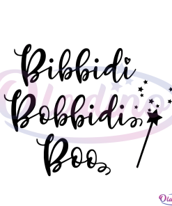 Bibbidi Bobbidi Boo SVG Digital File, Minnie Mouse Svg