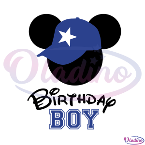 Birthday Mickey Boy SVG Digital File Disney Svg, Mickey Svg