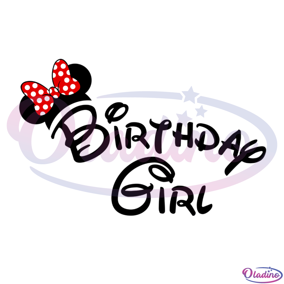 Birthday Minnie Girl SVG Digital File Disney Svg, Minnie Svg