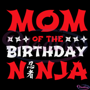 Birthday Ninja Kids Party Digtal File SVG