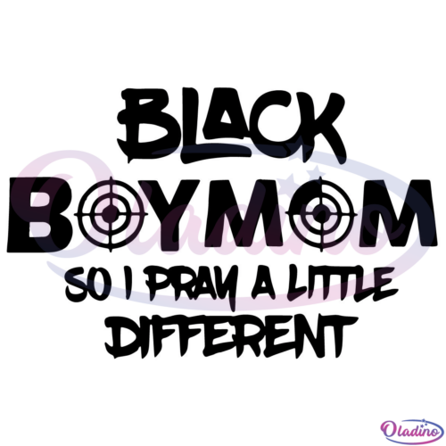 Black Boy Mom SVG Digital File