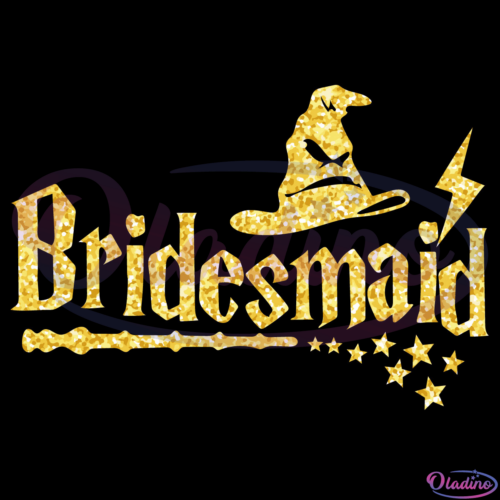 Bridemaid Harry Potter Font Digtal File SVG