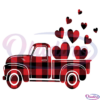 Buffalo Plaid Truck SVG Digital File, Farmhouse Valentine svg