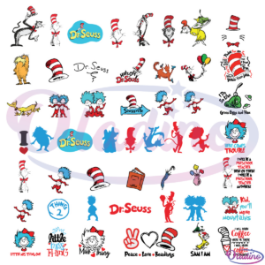 Dr Seuss Quotes Bundle SVG Digital File