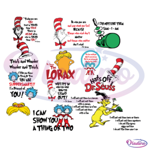 Bundle Dr Seuss The Lorax SVG Digital File