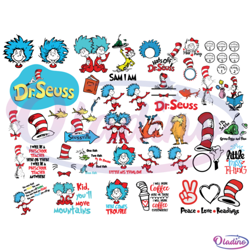 Big Bundle Dr Seuss SVG Digital File