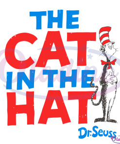 The Cat In The Hat SVG Digital File, Dr Seuss SVG
