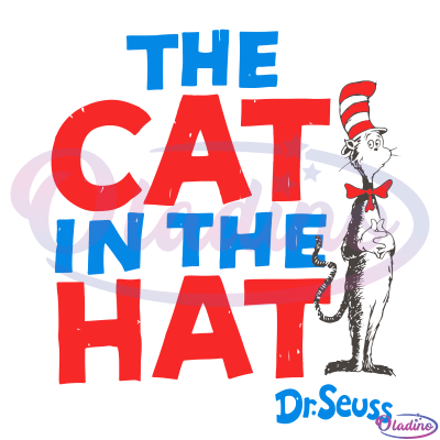 Aquarium Fish Dr Seuss Svg Digital File, Cat In The Hat Svg