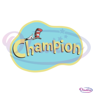 Champion The Cat In The Hat SVG Digital File