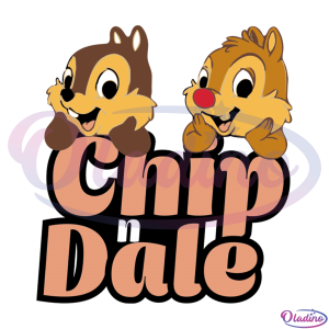 Chip and Dale - Disney Style Outfit SVG Digital