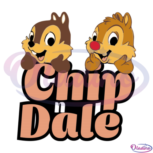 Chip and Dale - Disney Style Outfit SVG Digital