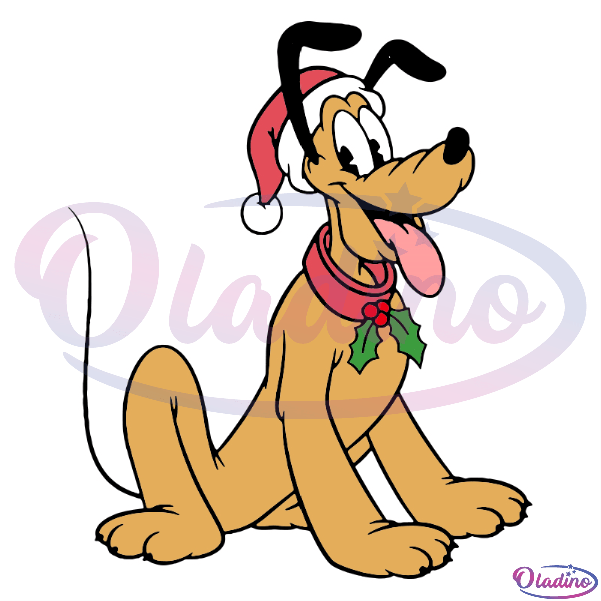 Christmas Cute Pluto SVG Digital File Disney Svg, Mickey Svg