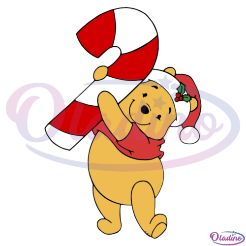 Christmas Cute Pooh SVG Digital File Disney Svg