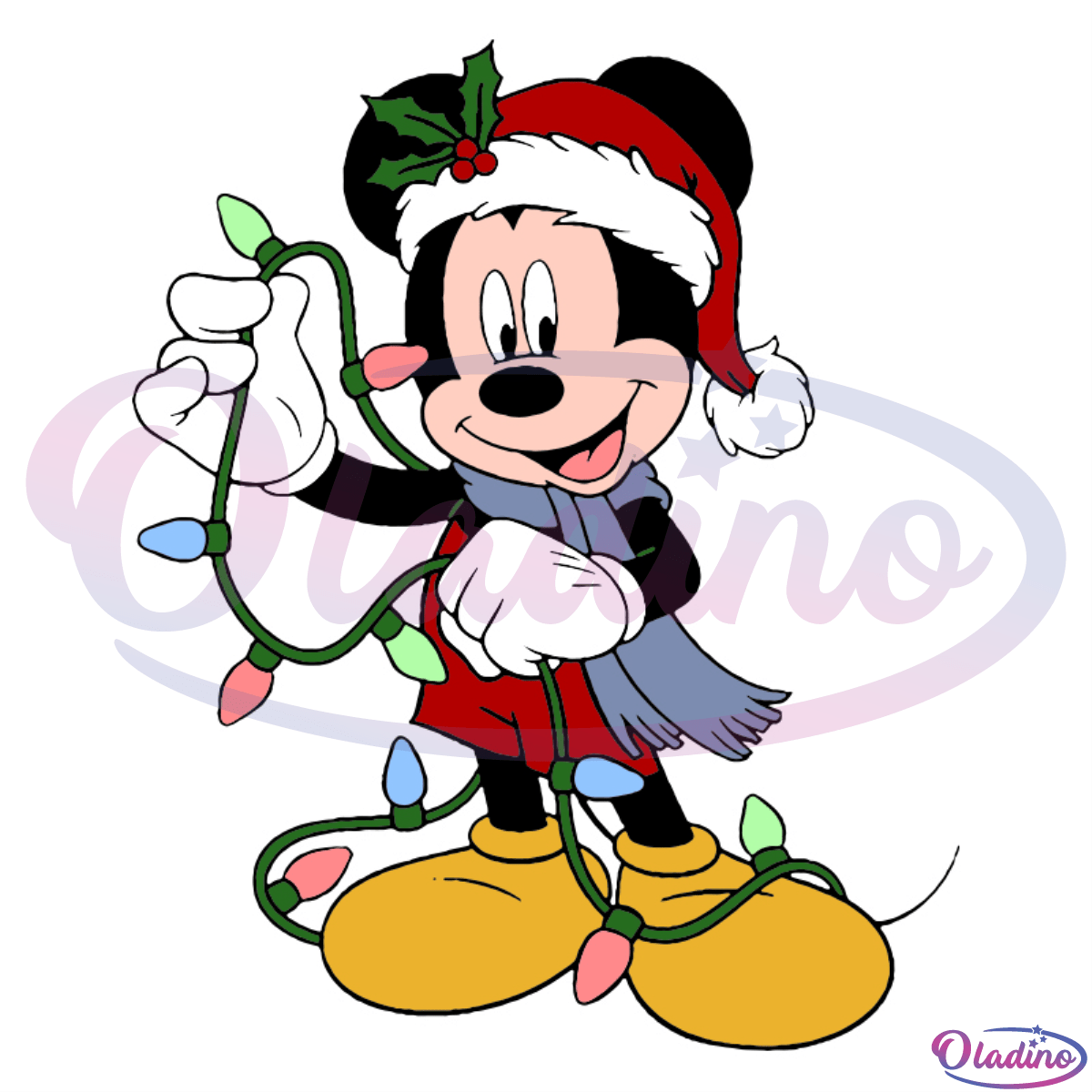 Christmas Mickey Mouse Decor SVG Digital File Disney Svg