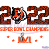Cincinnati Bengals Super Bowl 2022 SVG Digital File, Superbowl SVG