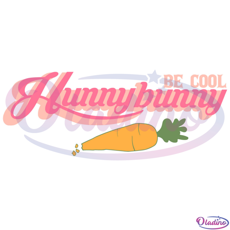 Cool Bunny SVG Digital File, Hunny Bunny SVG, Easter Sublimation