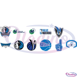 Dallas Mavericks Bundle SVG Digital File