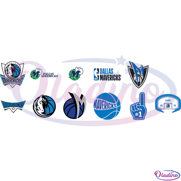 Dallas Mavericks Bundle SVG Digital File, Dallas Mavericks NBA Svg
