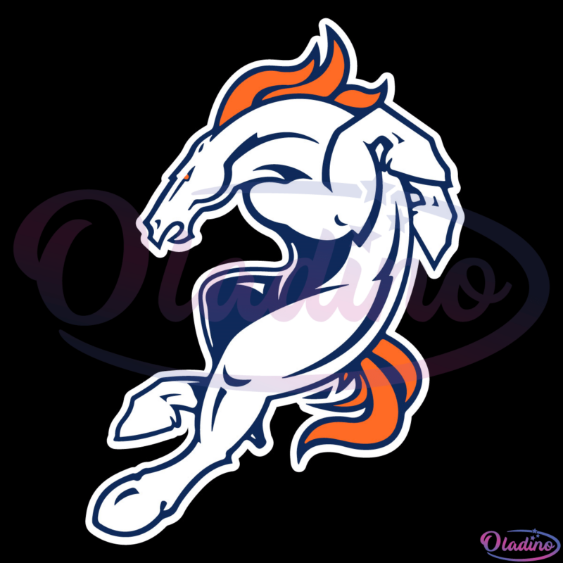 Denver Broncos Horse Logo svg