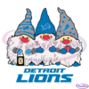 Detroit Lions And Triples Gnomes Sport SVG Digital File, Gnomes SVG