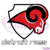 Detroit Rams Logo Football Team SVG Digital File